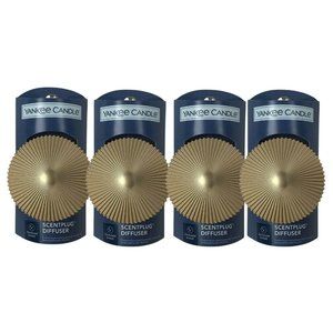 LOT OF 4 Yankee Candle Designer Shade Scent Plug Electric Diffuser Plug-In Bases